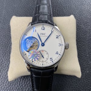 Universal Portugal 44 Series Tourbillon Precision Steel White Plate