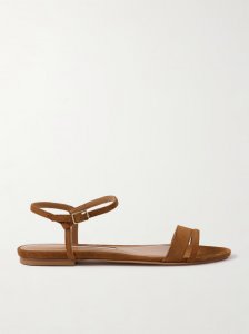 Simple suede sandals