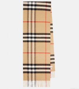 BurberryBurberry Check cashmere scarf