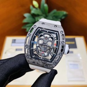 Richard Mille RM052 Skull Collection Latest Night Carbon Fiber Upgrade Watch