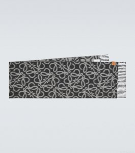 LoeweAnagram alpaca and wool-blend scarf