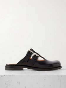 Campo buckled leather mules