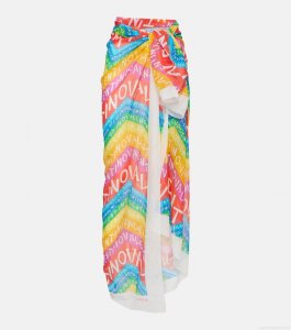 ValentinoValentino Chevron 24 beach cover-up