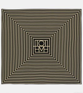 TotemeLogo silk scarf