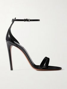 La Sandale 110 patent-leather sandals