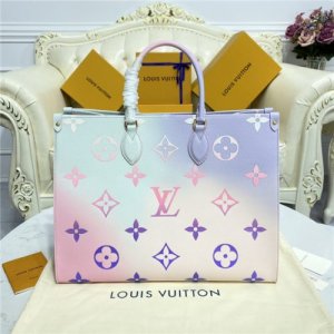 Louis Vuitton OnTheGo GM Tote Sunrise Pastel