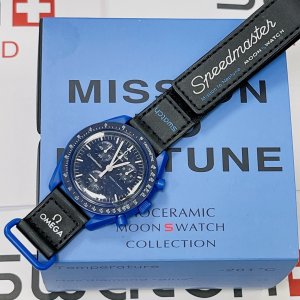 Omega x Swatch Collaboration Velcro Strap Collection Moonswatch