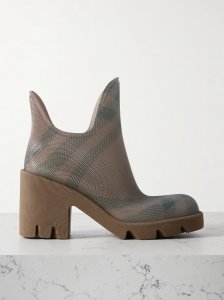 Marsh checked TPU boots