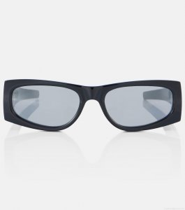 Saint LaurentMonogram rectangular sunglasses