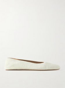 Andre calf hair ballet flats