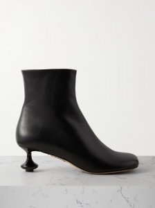 Toy leather ankle boots