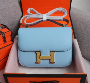 HERMES HANDBAG blue