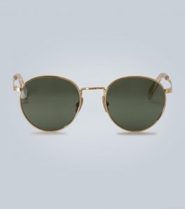 Celine EyewearRounded metal frame sunglasses