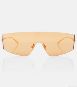 Bottega VenetaFuturistic shield sunglasses