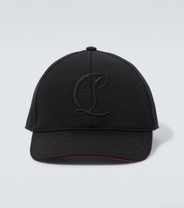 Christian LouboutinMooncrest cotton canvas baseball cap