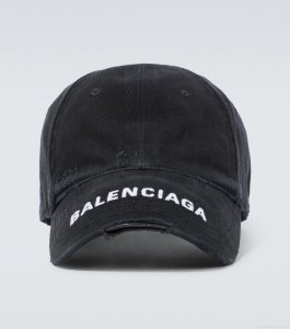 BalenciagaBB logo cotton cap