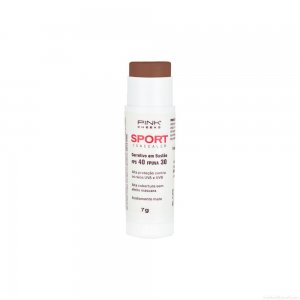 Corretivo em Bastão Cremoso com Protetor Solar Natural Pink Cheeks Sport Concealer FPS 40 FPUVA 30 C50 7 g