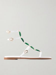 Shanti embellished leather sandals