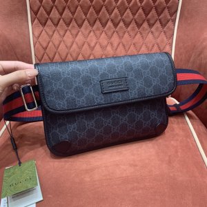 Gucci GG Supreme Web Belt Bag