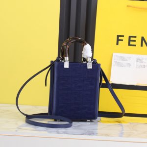 FENDI HANDBAG Dark blue