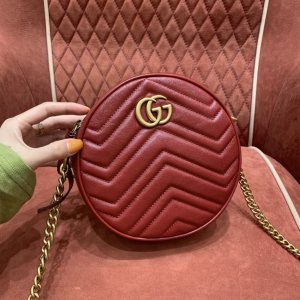 GG MARMONT SERIES ROUND MINI SHOULDER BAG