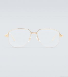 Cartier Eyewear CollectionAviator metal glasses