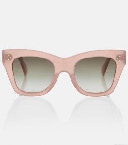 Celine EyewearBold 3 Dots cat-eye sunglasses