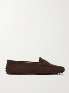 Gommino suede loafers