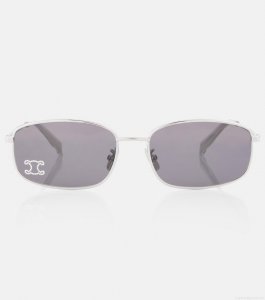 Celine EyewearTriomphe Rhinestone 02 rectangular sunglasses