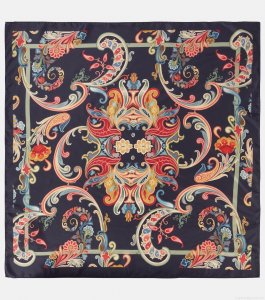 EtroPrinted silk scarf