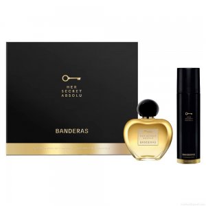 Kit Perfume Banderas Her Secret Absolu Eau de Parfum Feminino 80 ml + Desodorante Spray 150 ml