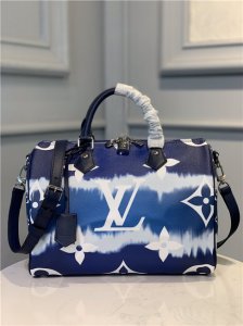 Louis Vuitton Escale Speedy Bandouliere 30 Bleu Bag