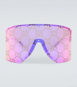 GucciMask-frame sunglasses