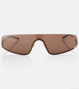 GucciMetal flat-top sunglasses