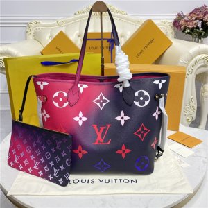 Louis Vuitton Neverfull MM Midnight Fuchsia