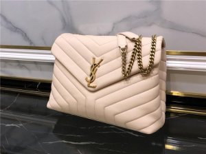 YSL Medium LOULOU Chain Bag “Y” Matelasse Leather (Varied Colors)