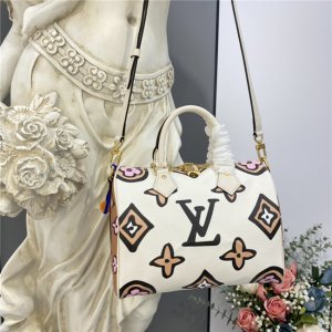 Louis Vuitton Speedy Bandouliere 25 Cream