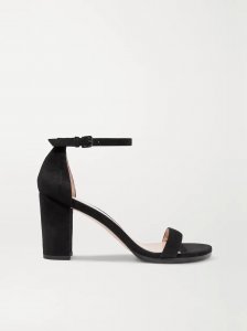 NearlyNude suede sandals