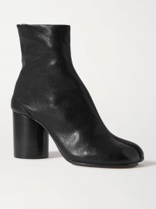 Tabi split-toe leather ankle boots