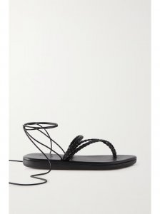 Plage braided leather sandals