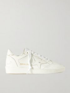 Ballstar distressed leather sneakers