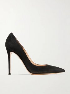 105 suede pumps