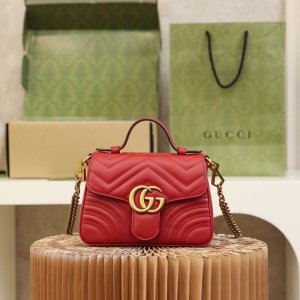 GG MARMONT MINI TOP HANDLE BAG