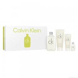 Kit Perfume Calvin Klein Ck One Eau de Toilette Feminino 200 ml + Gel De Banho 100 ml + Loção Corporal 100 ml + Miniatura 15 ml