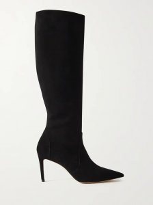 Stuart suede knee boots