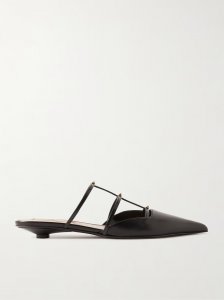 Rockstud 20 embellished leather mules