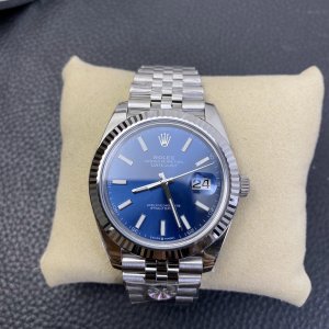 Rolex Datejust 41 Series, Blue/Black Dial