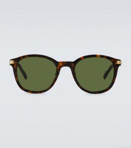 Cartier Eyewear CollectionRounded acetate sunglasses