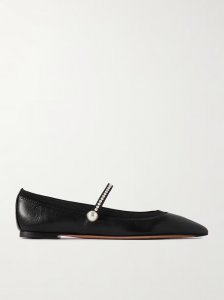 Romy embellished leather flats