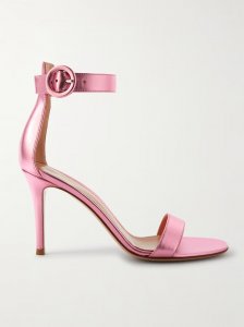 Portofino 85 metallic leather sandals